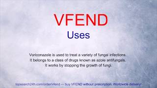 VFEND Voriconazole Uses Side Effects Precautions Interactions Overdose amp Storage [upl. by Aridan170]