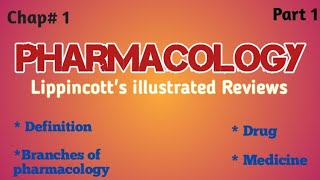 Chapter 1 intro  pharmacology  Lippincotts illustrated Reviews [upl. by Purity488]