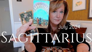 SAGITTARIUS  SUDDEN AWAKENING Brings Spiritual Togetherness  July 2024 Zodiac Tarot Reading [upl. by Elata656]