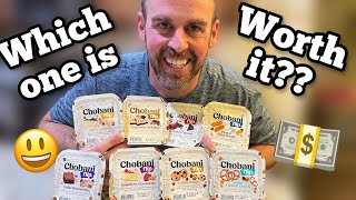 I tried all the Chobani flips to find the best one [upl. by Alarice292]