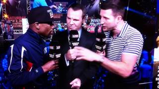 Froch  Floyd did you know I Knocked out George Groves [upl. by Mayhew991]