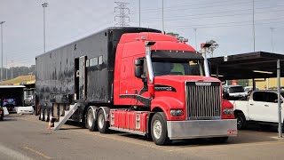 Rare IVECO Powerstar 7800 leaves Sydney Motorsport Park [upl. by Bonnell]