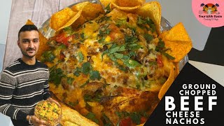 Easy Beef Nachos Recipe [upl. by Ader]