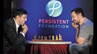 Super Star vs Super Star Amir Khan vs Vishy Anand [upl. by Ahsiyt]