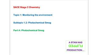 3 Photochemical Smog [upl. by Padget36]