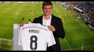 Toni Kroos Presentación Real Madrid 20142015 [upl. by Nylhtac]