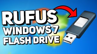 How to Create a Rufus Bootable USB with a Windows 7 ISO File Tutorial [upl. by Mohandis]