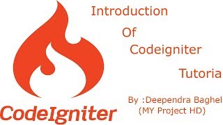 Codeigniter tutorial for beginners step by step in hindi introduction of codeigniter tutorial Part 1 [upl. by Blayne]