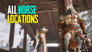 Where to find All Horse Locations Guai Ma Tianba Quest Black Myth Wukong [upl. by Elbertine]