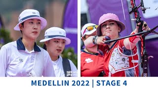 Great Britain v Korea – recurve women team gold  Medellin 2022 World Cup S4 [upl. by Gasperoni]