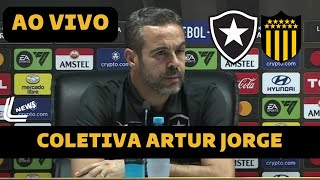 COLETIVA ARTUR JORGE AO VIVO  BOTAFOGO X PEÑAROL DIRETO DO NILTON SANTOS  COPA LIBERTADORES 2024 [upl. by Cornwell321]