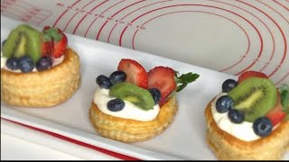 HOW TO MAKE VOL AU VENT FROM PUFF PASTRY [upl. by Akinna]