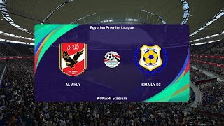 Al Ahly vs Ismaily 08102023 Egyptian Premier League PES 2021 [upl. by Llerahs]