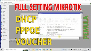 Full Cara Setting Mikrotik Pemula Sampai Bisa DHCP PPPOE Voucheran  Mikrotik RB750Gr3 [upl. by Acinnad490]