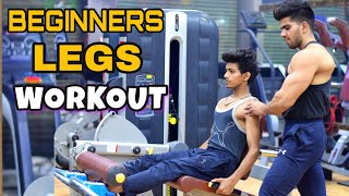 LEGS WORKOUT FOR BEGINNERS COMPLETE GUIDANCE AND TIPS BY BADRI FITNESS [upl. by Llertak]