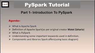 Introduction to PySpark Part 1  Overview of Big Data Processing [upl. by Marella]