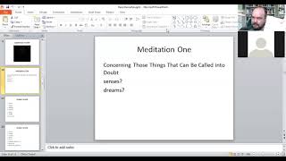 Descartes Meditation One Conclusion [upl. by Ashly]