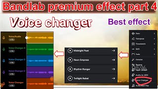 bandlab premium effect part 4  voice changer  qus tech [upl. by Nytsua759]