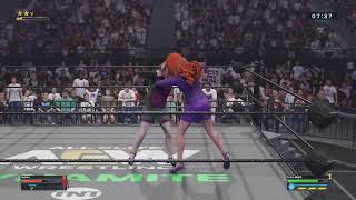 WWE 2K24 Daphne scoobydoo Vs Emira Blight theowlhouse [upl. by Gathard963]