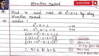 Bisection method  Bisection method in hindi Numerical methods  TUPoUPUCBSEJEE Arya [upl. by Nauqas]