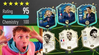 98 MBAPPE amp NEYMAR IN MY GREATEST 195 RATED FUT DRAFT CHALLENGE  FIFA 20 [upl. by Aronson]