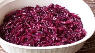 Braised Red Cabbage Recipe  Sweet amp Sour Braised Red Cabbage Side Dish [upl. by Meurer]