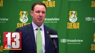 New Siena Mens Basketball Coach [upl. by Atnuahsal455]