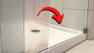 How To Clean Glass Shower Doors Like A Pro [upl. by Isyad167]