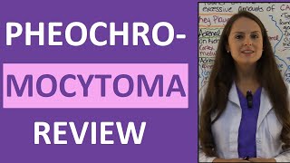 Pheochromocytoma Symptoms Nursing NCLEX Lecture Pathophysiology and Treatment  Endocrine [upl. by Cooke]