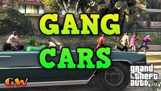 GTA ONLINE GTA V GANG CARS  Easy Money  Custom Cars [upl. by Arretal313]