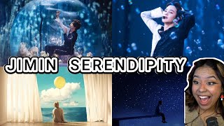 Jimin Serendipity Official MV AND Stage Mix  FIRST TIME REACTION [upl. by Strohben]