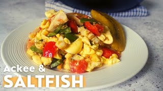 How to make Ackee and Saltfish  Jamaican ackee and saltfish [upl. by Virgina402]