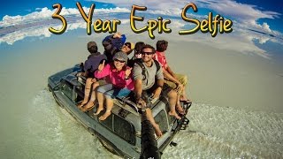 Around the World in 360° Degrees  3 Year Epic Selfie [upl. by Iramohs]