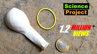 Easy science exhibition projects  Science projects working model  Dancing balloon [upl. by Anisamoht759]