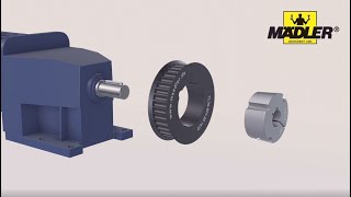 How to assemble and disassemble taper bushes  MÄDLER® [upl. by Anicul]