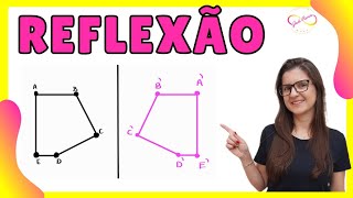 Transformações geométricas SIMETRIA de REFLEXÃO [upl. by Lorry174]