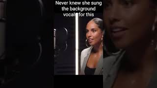 I never knew Alicia Keys sung the background vocals on her song [upl. by Llertram]