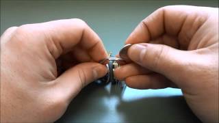 How To Open A Keyring EASILY With A Coin [upl. by Bergren]