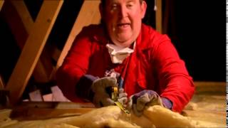 How to Install loft insulation  Knauf Earthwool Save Energy [upl. by Ahsaeym]