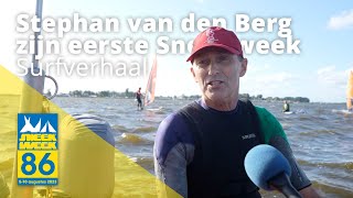 Stephan van den Berg surft de Sneekweek voor het eerst in zijn leven  Surfverhaal 86e Sneekweek [upl. by Estis]