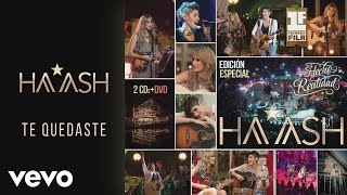 HAASH  Te Quedaste Versión Acústica Cover Audio [upl. by Darrow]