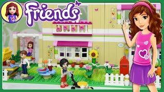 Lego Friends Olivias House Set Building Review Play  Kids Toys [upl. by Ellicott]