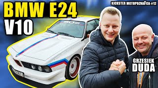 BMW Dude 610  E24 z V10 Grzegorza Dudy  Kickster MotoPoznaFca 12 [upl. by Edivad]