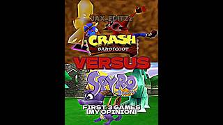 The Crash bandicoot trilogy vs The Spyro the dragon trilogy [upl. by Onairelav141]