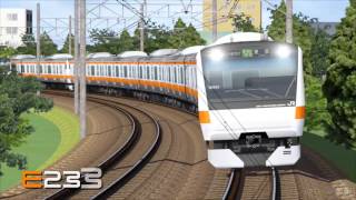 Railsim2  E233系 OP [upl. by Naej470]