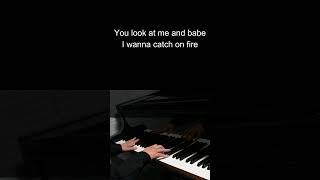 Always Remember us this way  Lady GaGa Piano Karaoke Lyrics [upl. by Vorfeld]