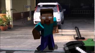 REAL LIFE MINECRAFT  BEST MINECRAFT IRL ANIMATION [upl. by Klockau]