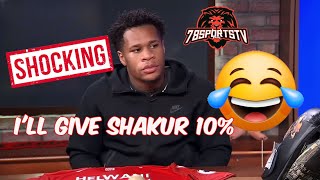 DEVIN HANEY REACTS TO SHAKUR STEVENSON VS DE LOS SANTOS [upl. by Imotas127]