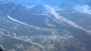 Aerial view of Brahmaputra tributaries in Assam [upl. by Siver]