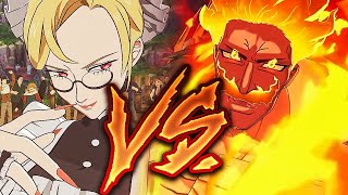 GELDA DOMINATES ESCANOR ETERNAL SUNSHINE ESCANOR VS GELDA  Seven Deadly Sins Grand Cross [upl. by Thin]